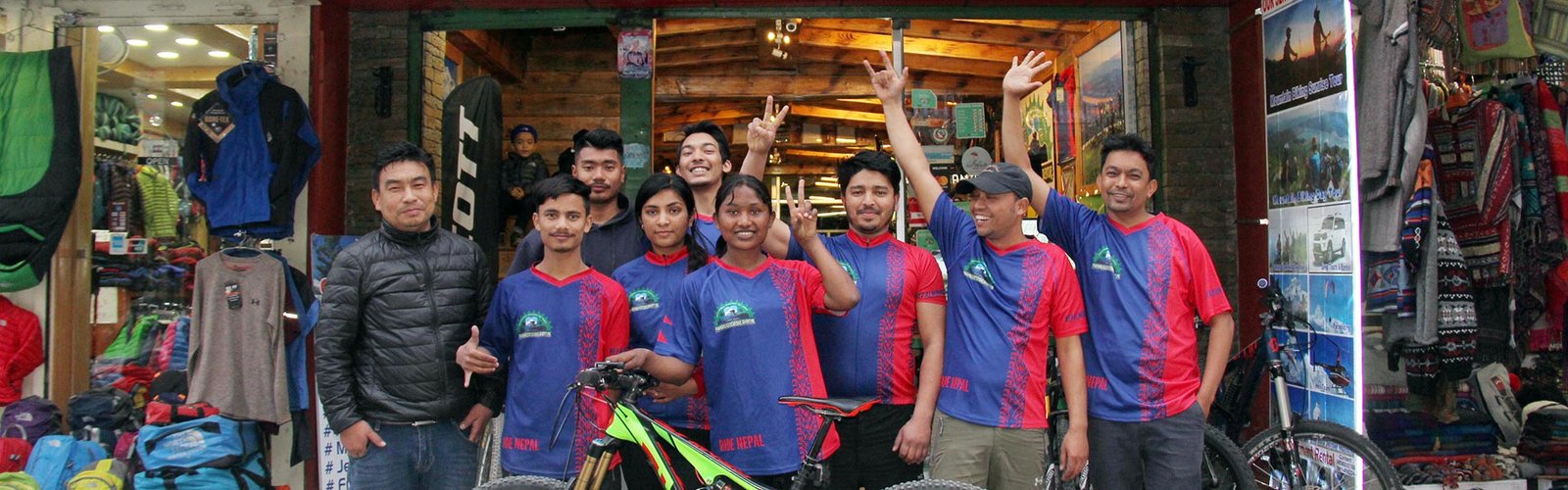 Pokhara Mountain Bike Team.